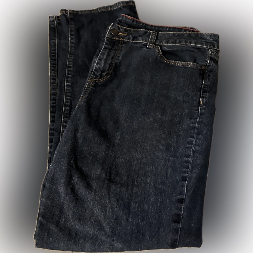 Talbots Blue Straight Jeans Timeless Style